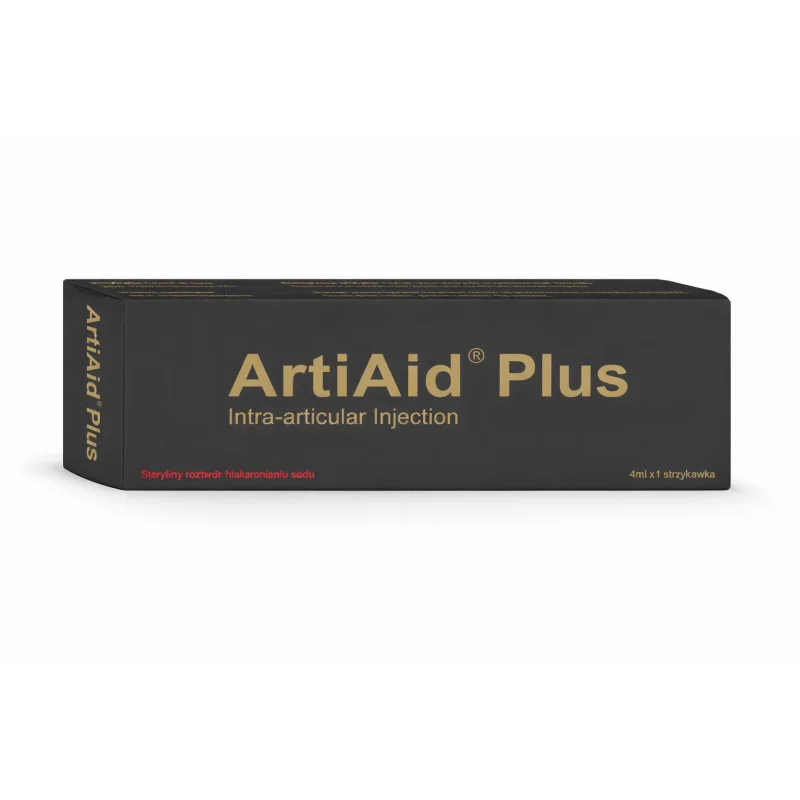 ArtiAid Plus 4 ml - kwas hialuronowy 1,5% do wiskosuplementacji stawów